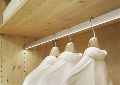 illuminated closet rods